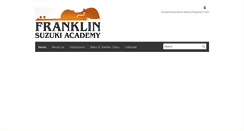 Desktop Screenshot of franklinsuzukiacademy.com