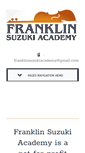 Mobile Screenshot of franklinsuzukiacademy.com